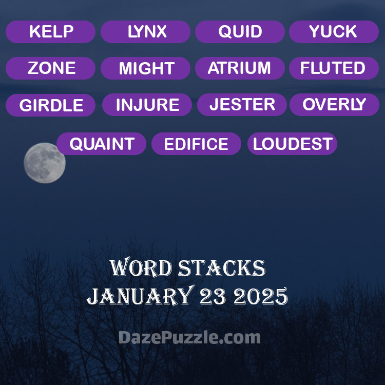 word stacks january 23 2025