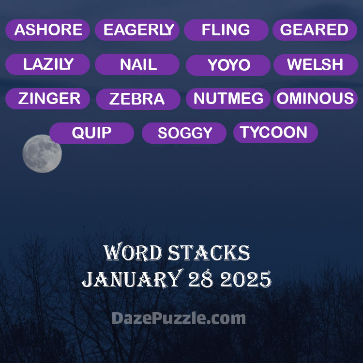 word stacks january 28 2025