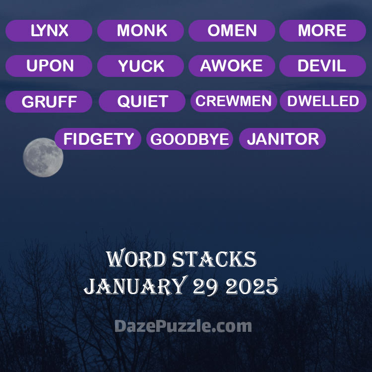 word stacks january 29 2025