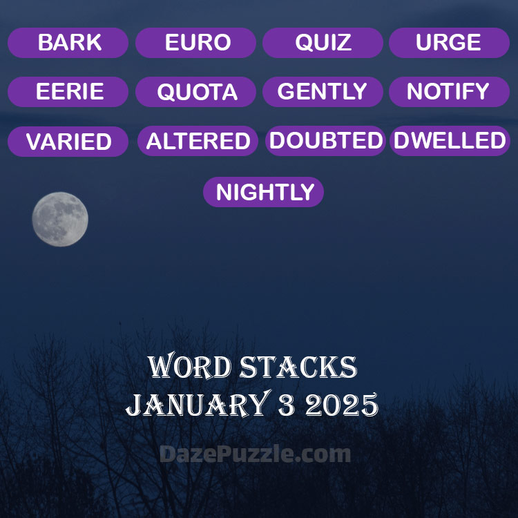 word stacks january 3 2025