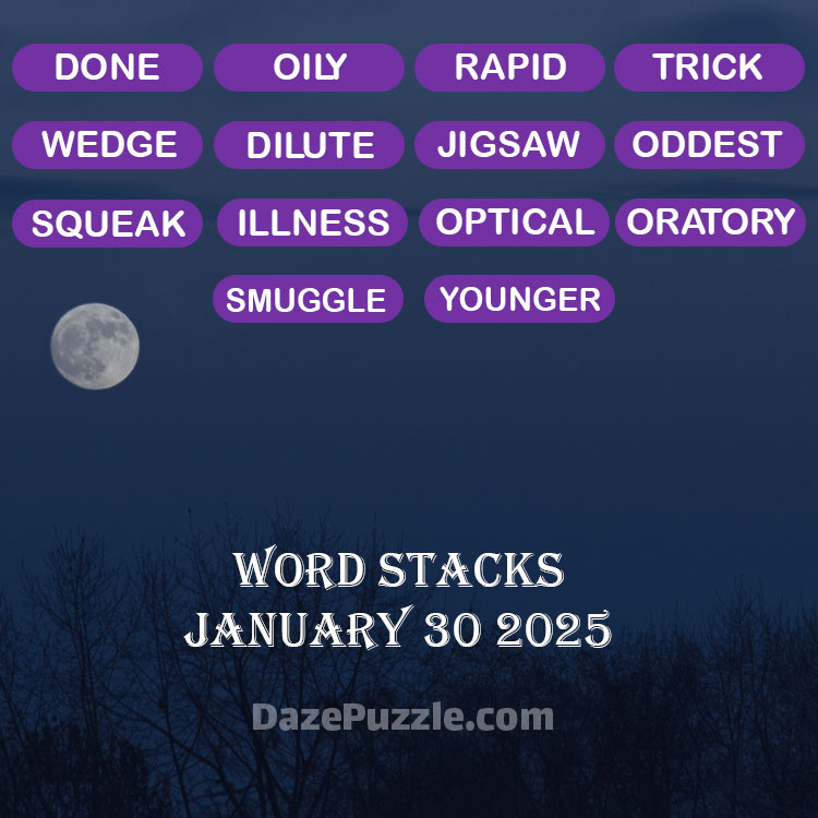 word stacks january 30 2025