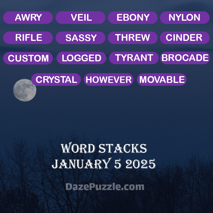 word stacks january 5 2025