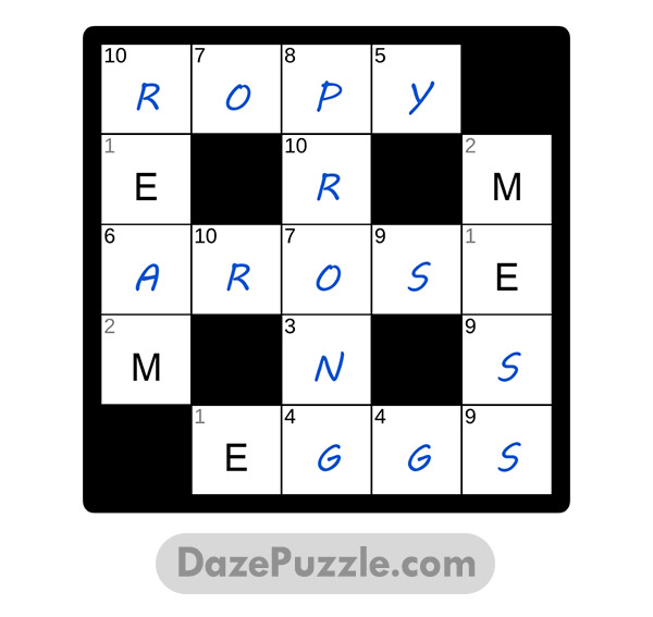 puzzle page codeword 19 february 2025 answer