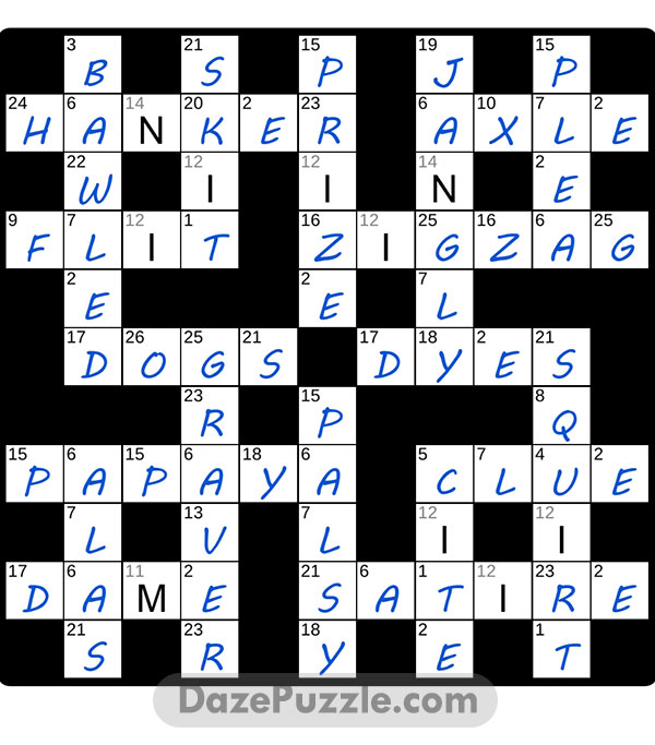 puzzle page codeword 2 february 2025 answer