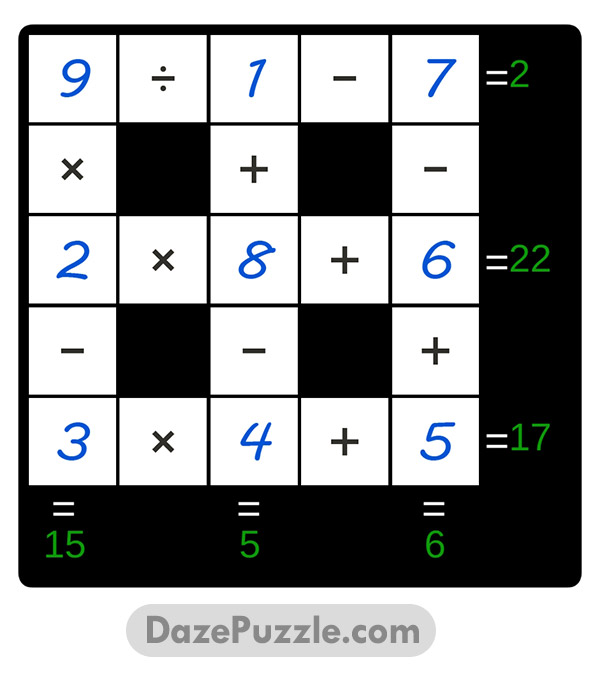 puzzle page cross sum 5 february 2025 answer