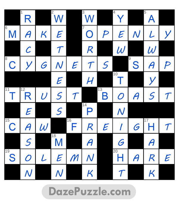puzzle page crossword 19 february 2025 answer
