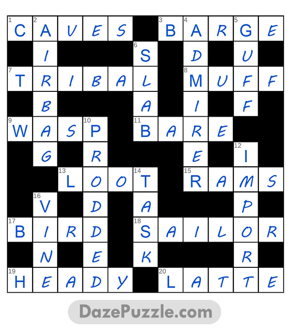 puzzle page crossword 20 february 2025 answer