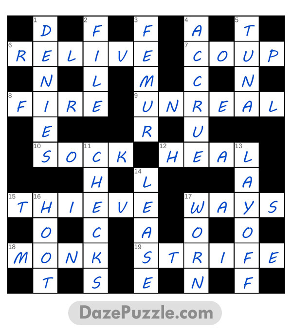 puzzle page crossword 24 february 2025 answer