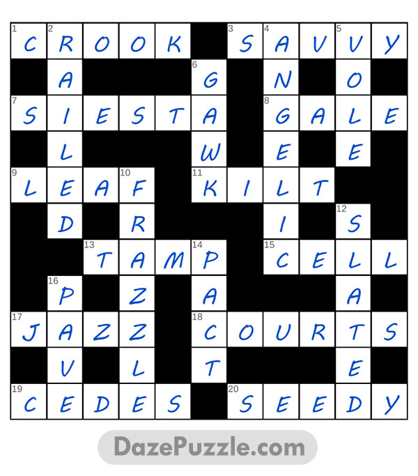 puzzle page crossword 25 february 2025 answer