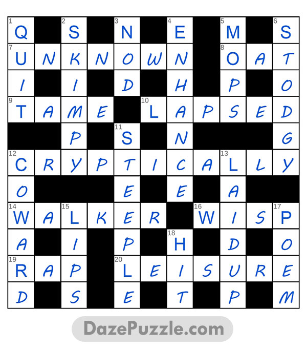 puzzle page crossword 4 february 2025 answer