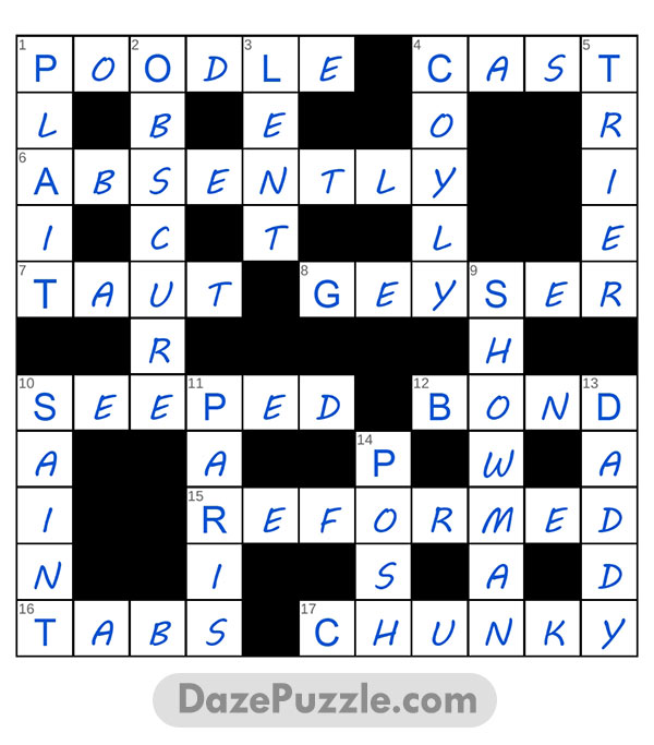 puzzle page crossword 8 february 2025 answer
