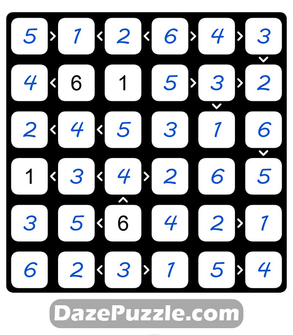 puzzle page futoshiki 1 february 2025 answer