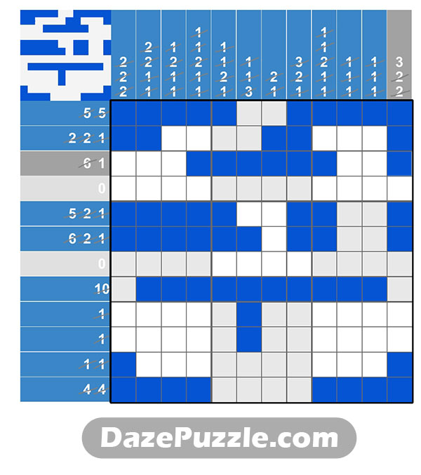 puzzle page picture cross 19 february 2025 answer