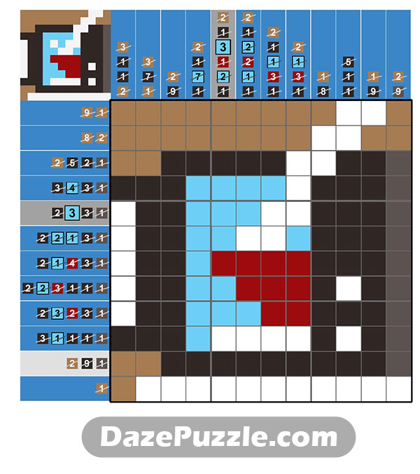 puzzle page picture cross 20 february 2025 answer