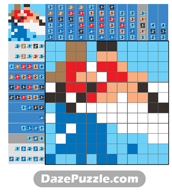 puzzle page picture cross 22 february 2025 answer