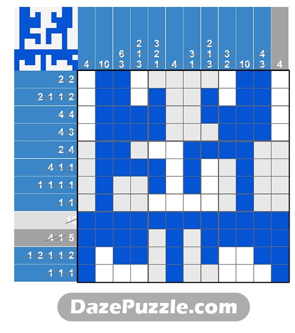 puzzle page picture cross 26 february 2025 answer