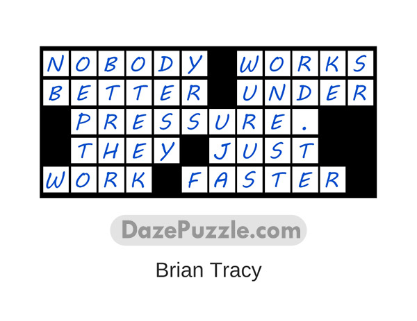 puzzle page quote slide 27 february 2025 answer