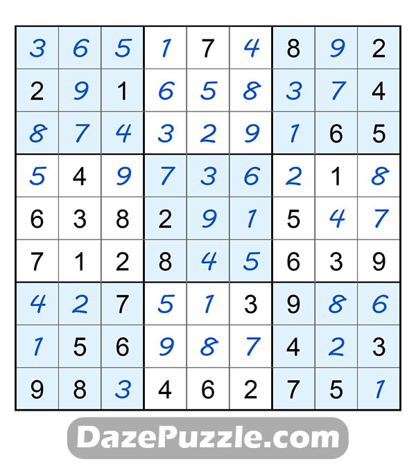 puzzle page sudoku 2 february 2025 answer