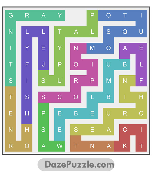 puzzle page word snake 19 february 2025 answer
