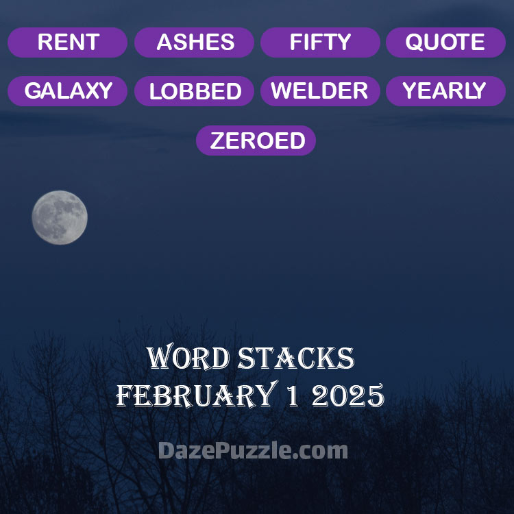 word stacks february 1 2025