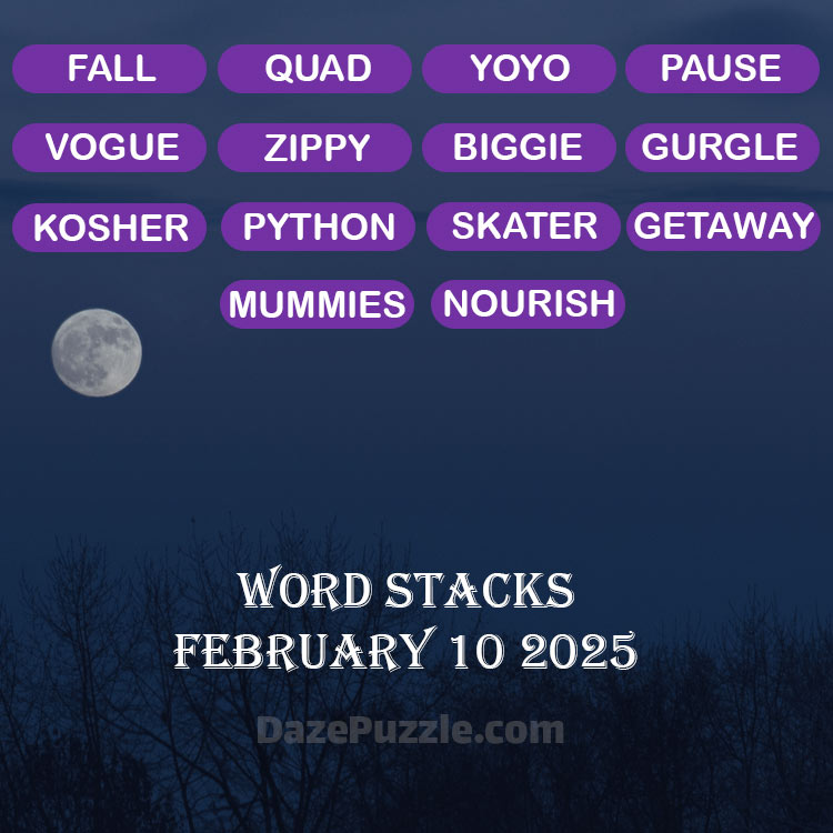 word stacks february 10 2025