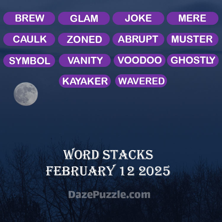 word stacks february 12 2025