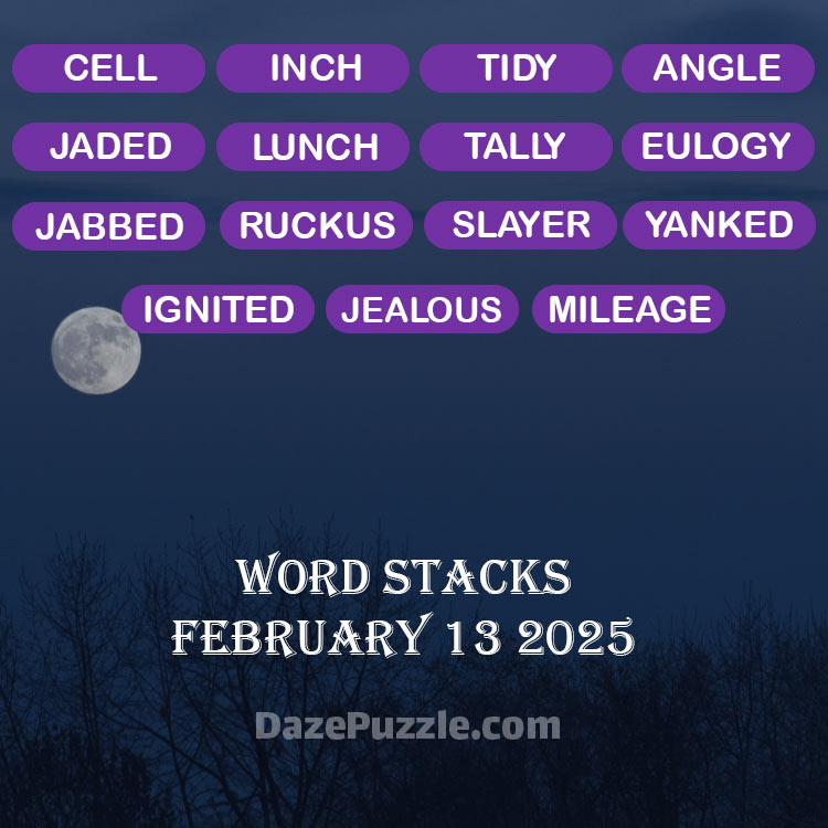 word stacks february 13 2025