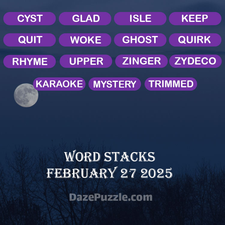 word stacks february 27 2025