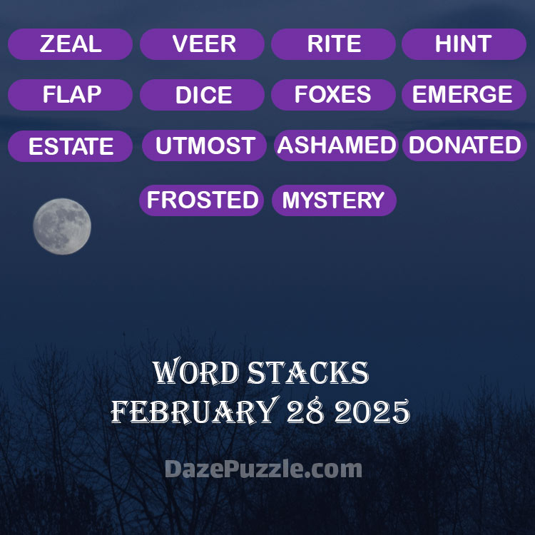 word stacks february 28 2025