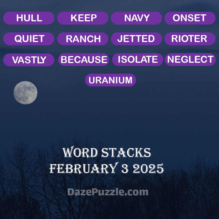 word stacks february 3 2025