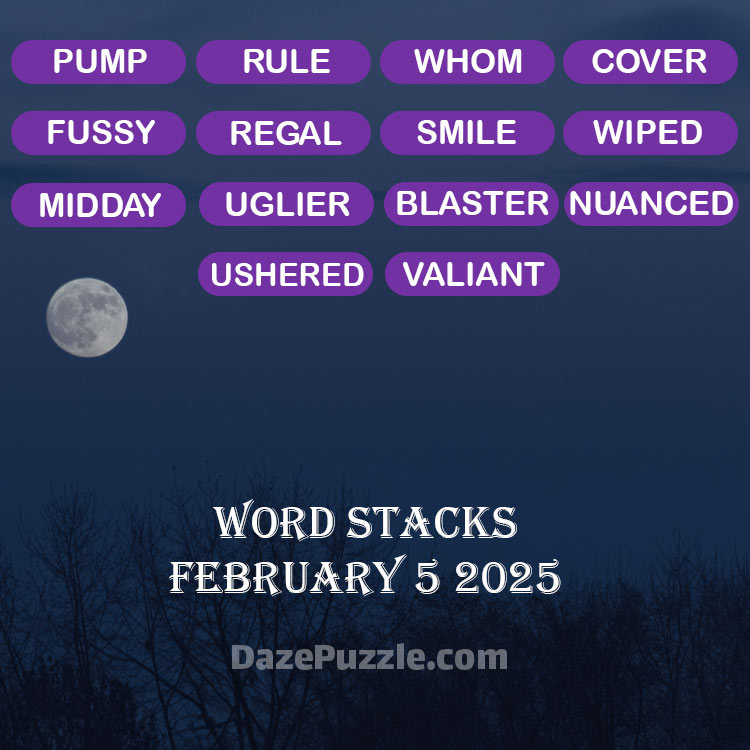 word stacks february 5 2025