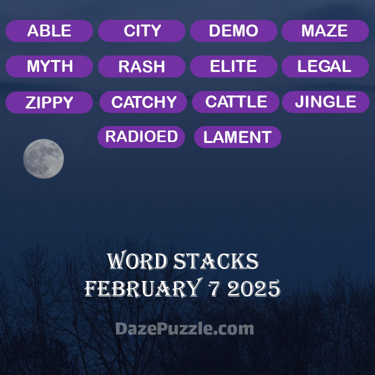word stacks february 7 2025