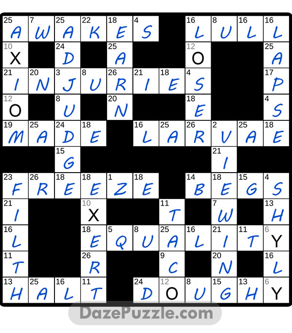puzzle page codeword 9 march 2025 answer
