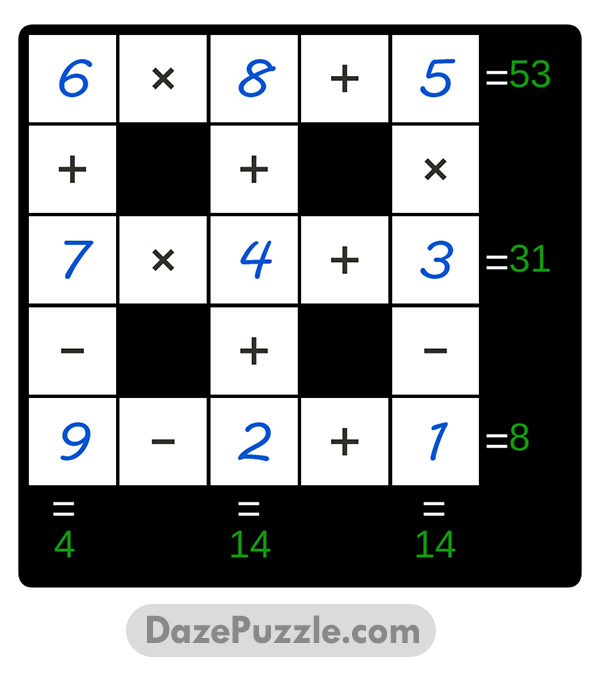puzzle page cross sum 10 march 2025 answer
