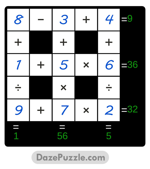 puzzle page cross sum 14 march 2025 answer