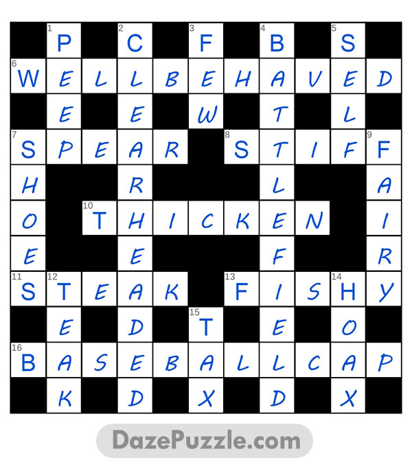 puzzle page crossword 6 march 2025 answer