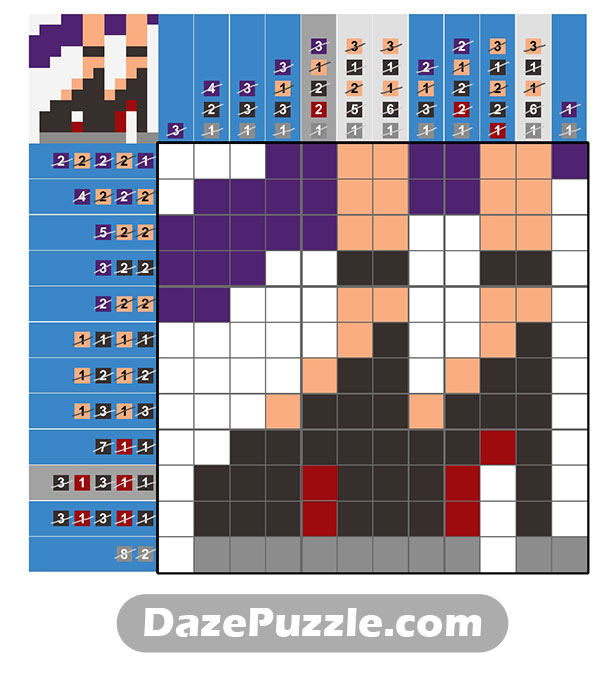 puzzle page picture cross 1 march 2025 answer