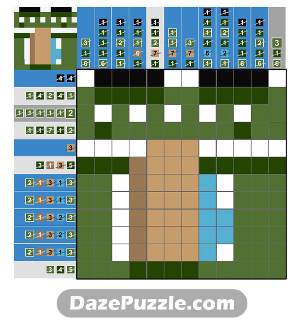 puzzle page picture cross 11 march 2025 answer