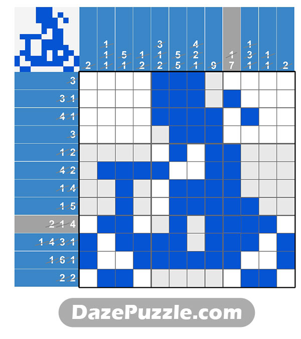 puzzle page picture cross 16 march 2025 answer