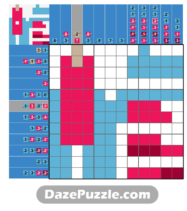 puzzle page picture cross 18 march 2025 answer