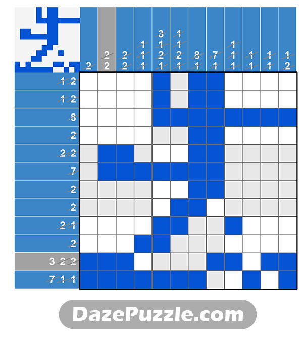 puzzle page picture cross 19 march 2025 answer