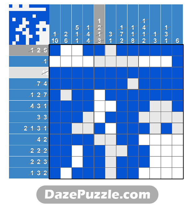 puzzle page picture cross 21 march 2025 answer