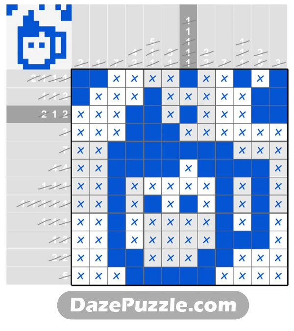 puzzle page picture cross 24 march 2025 answer