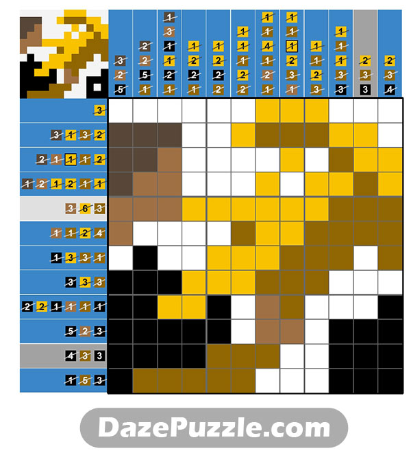 puzzle page picture cross 25 march 2025 answer