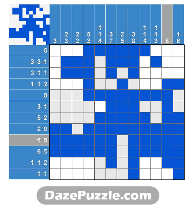puzzle page picture cross 26 march 2025 answer