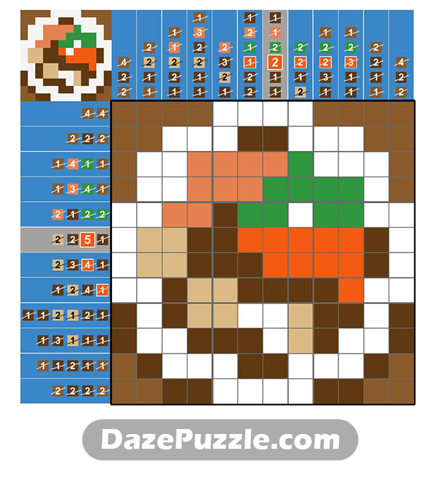puzzle page picture cross 27 march 2025 answer