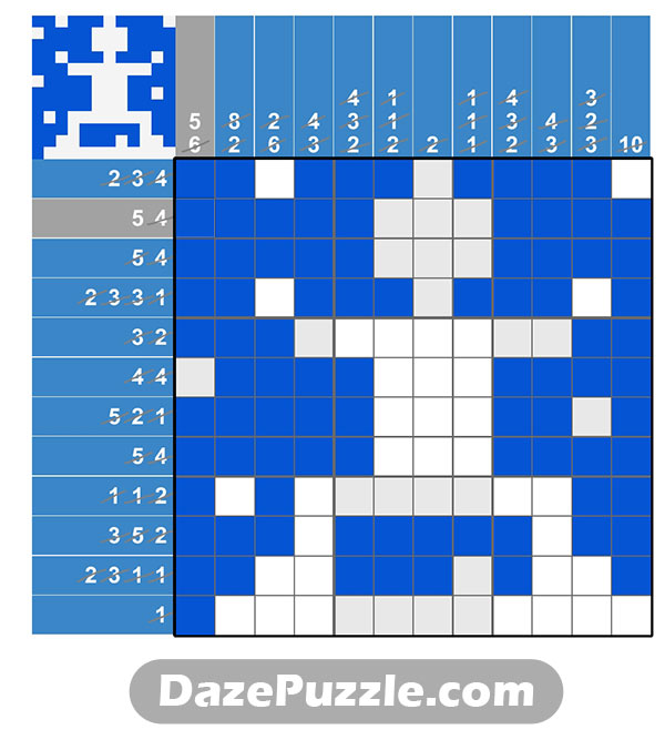 puzzle page picture cross 3 march 2025 answer