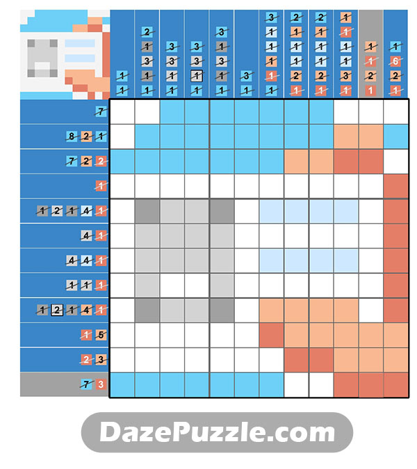 puzzle page picture cross 4 march 2025 answer