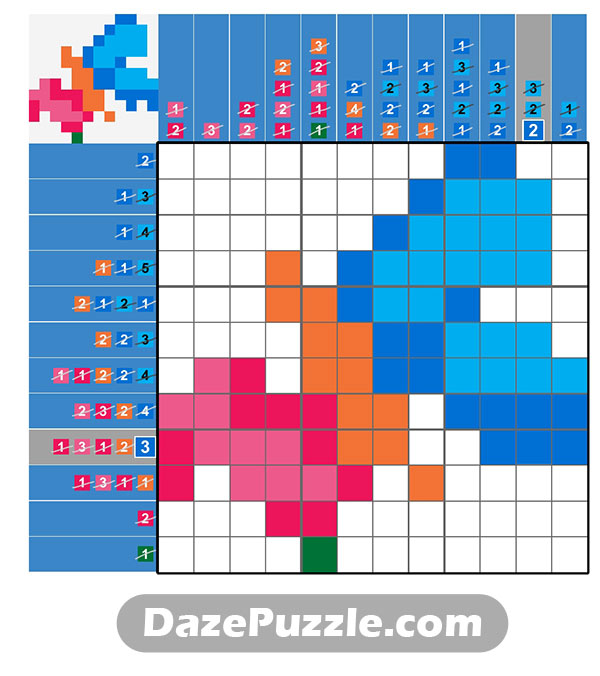 puzzle page picture cross 6 march 2025 answer