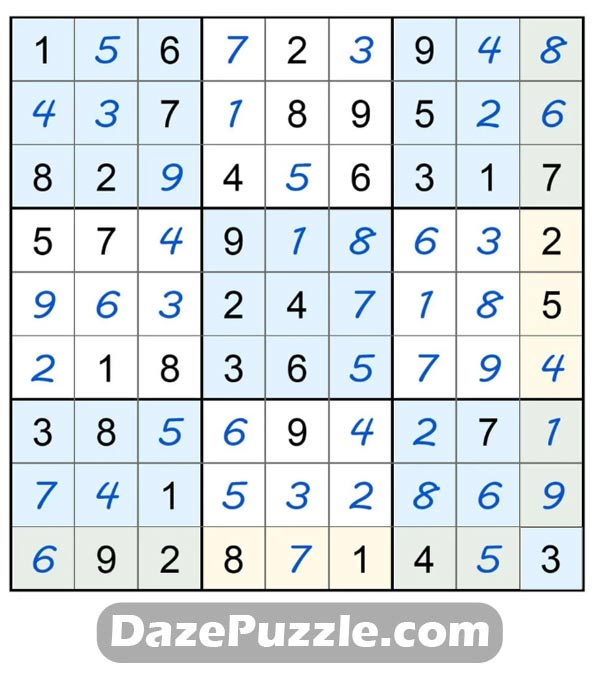 puzzle page sudoku 1 april 2025 answer